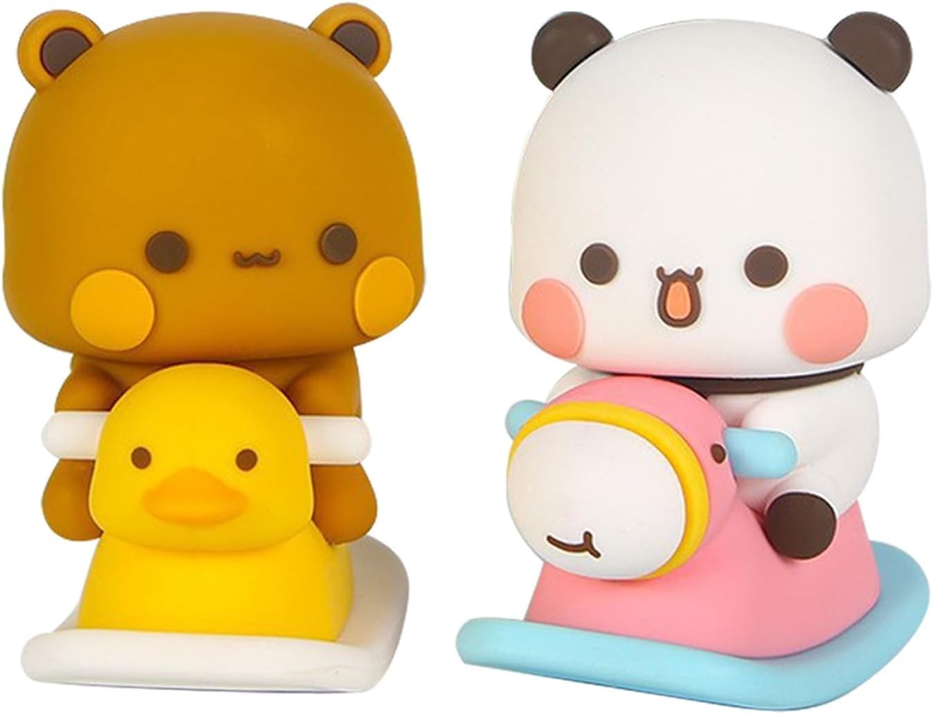 Adorable 2 PC Bubu & Dudu Bear Dashboard Decorations – Whimsical Car Ornaments