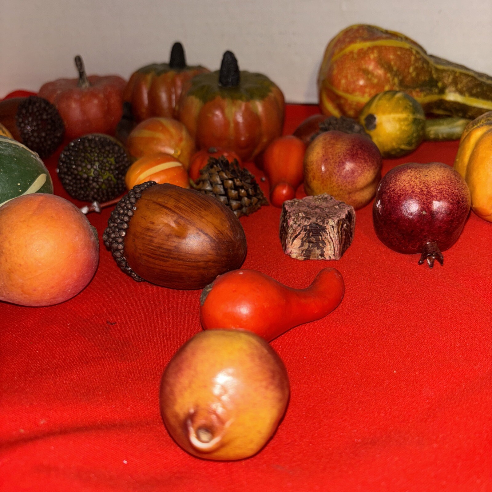 Fall Harvest Pumpkins Assorted Set Thanksgiving -Banquet Home Decor 24 Piece