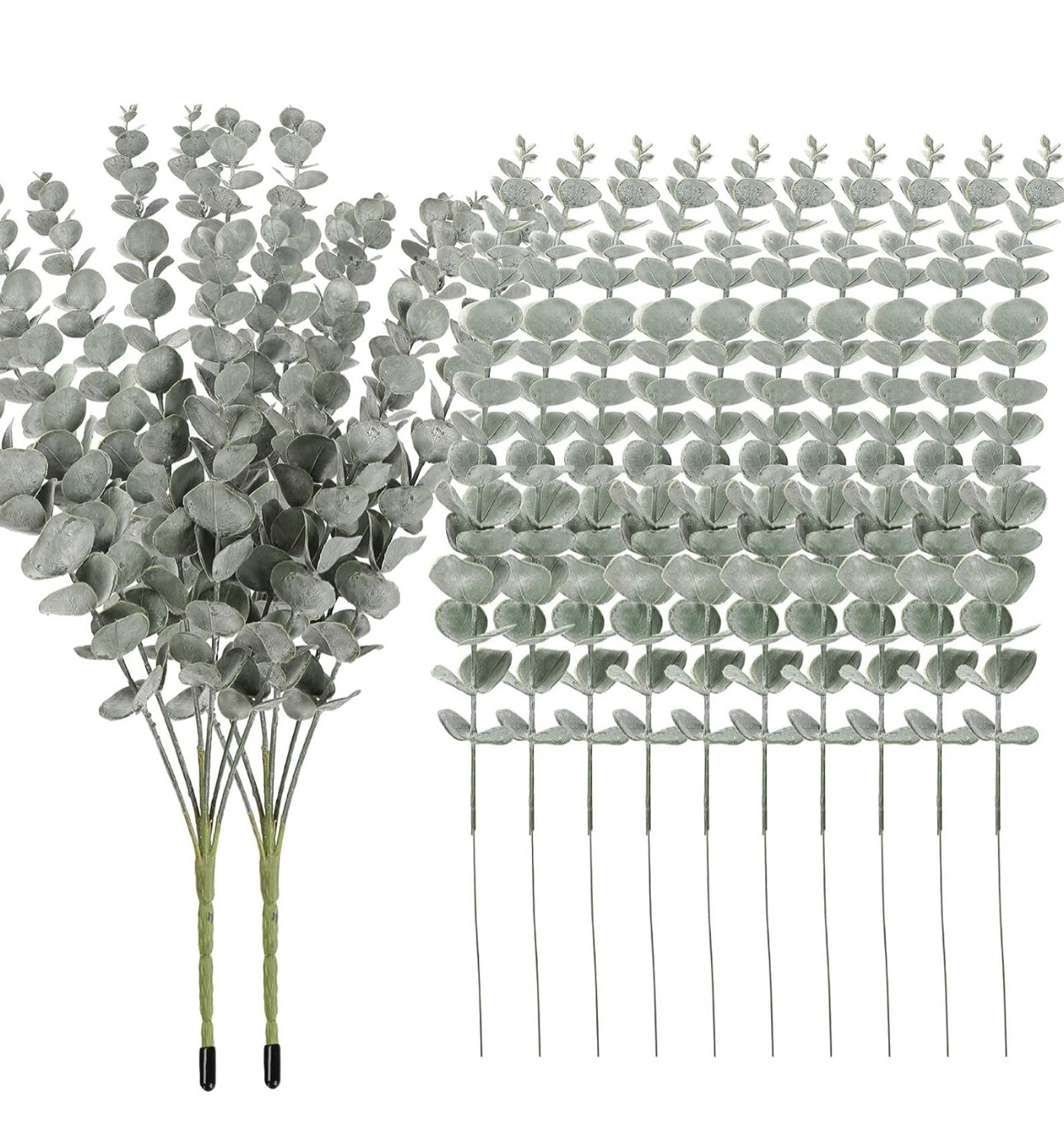 ARTISTEM 18″ Artificial Eucalyptus Stems 30 Pc