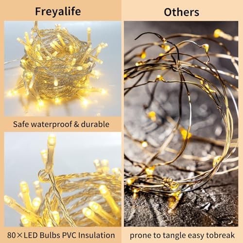 Fake Vines for Room Decor(12 Pack 84 FT),with CE Certified 80 LED String Lights,