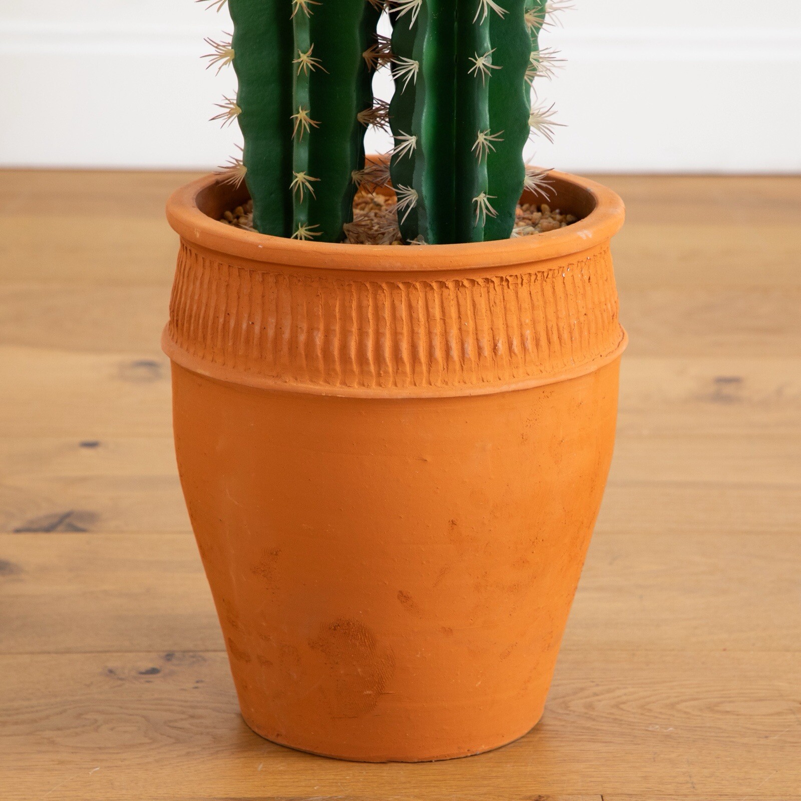 5’ Artificial Cactus in Terracotta Planter Home Decor. Retail $224