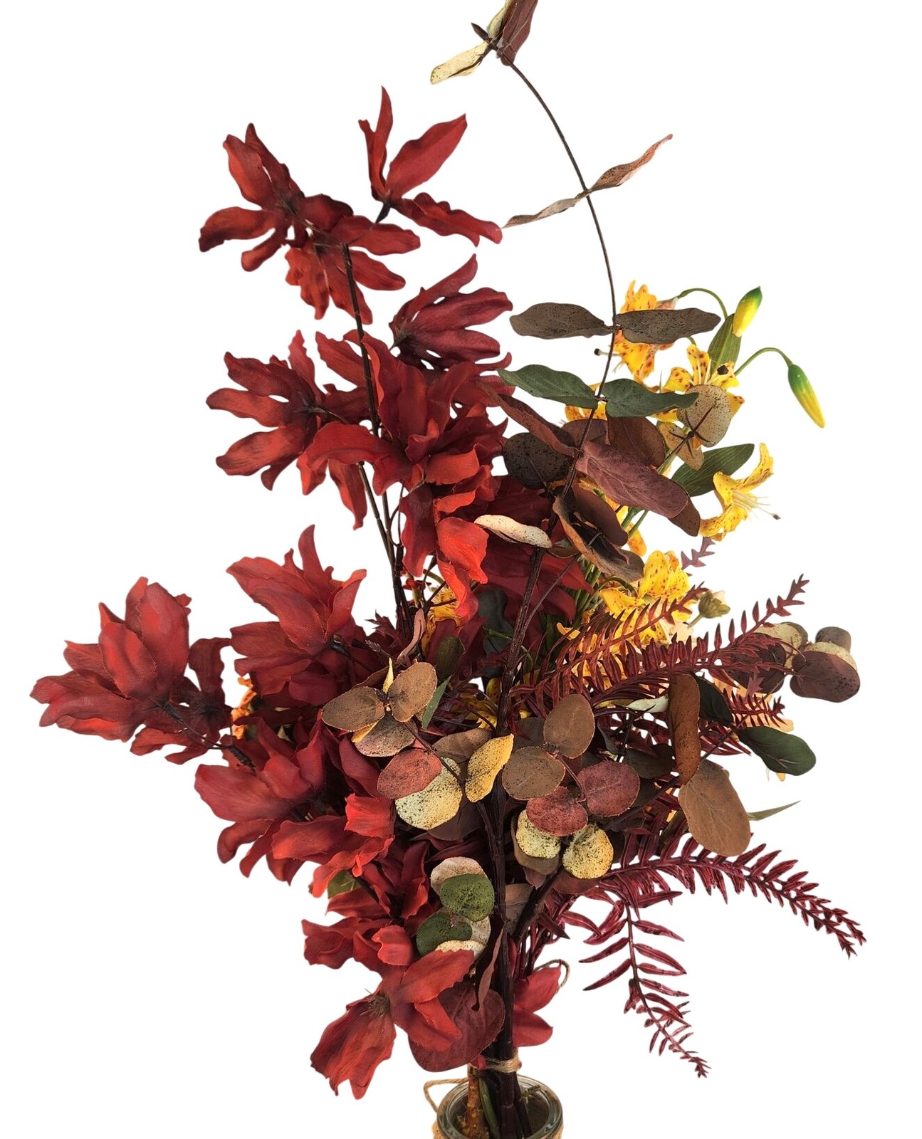 Artificial Mixed Floral Bouquet With Sunflowers Protea Lily & Daisies 20-25 Inch