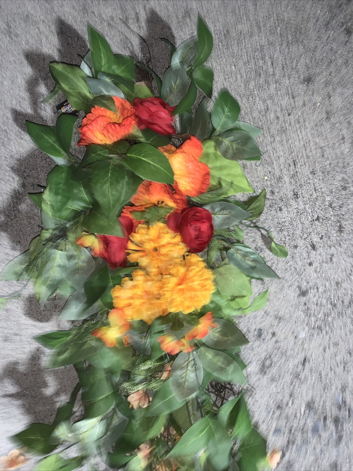 Brand New Bright Ideas Floral Teardrop Swag Hawaiian Floral Arrangement ❤️sj8m