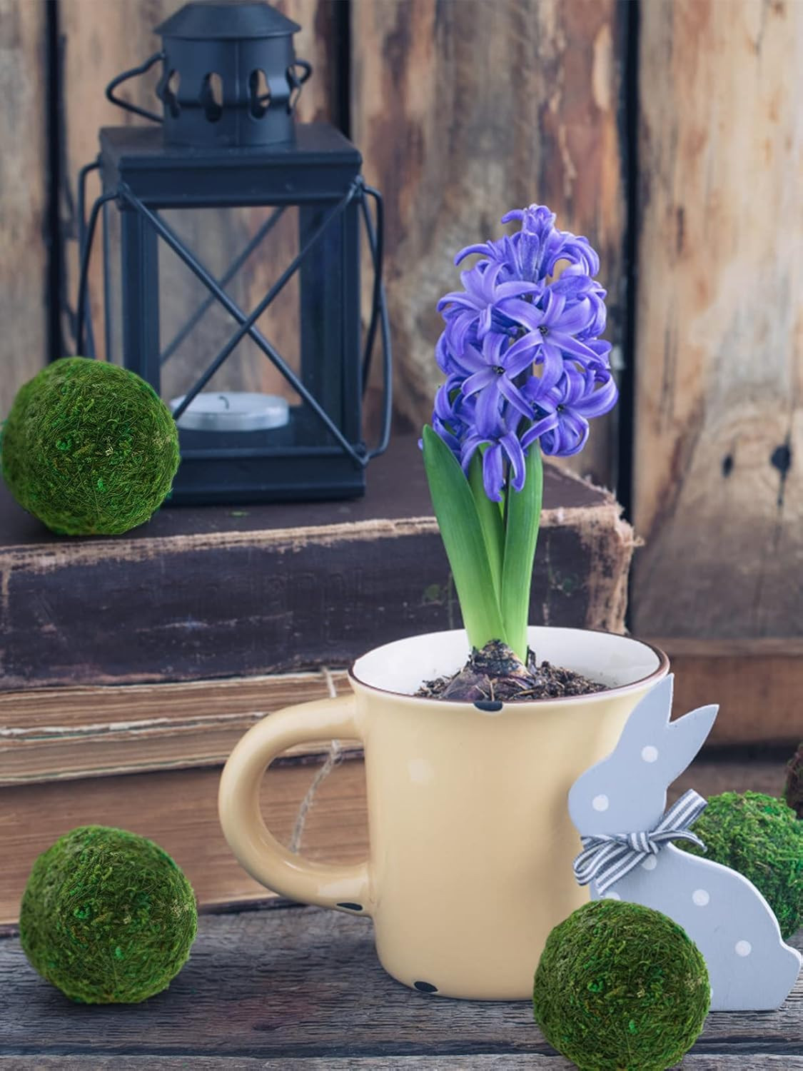 12Pack Decorative Faux Dried Moss Balls- 2.2″ Artificial Green Plant Mossy Globe