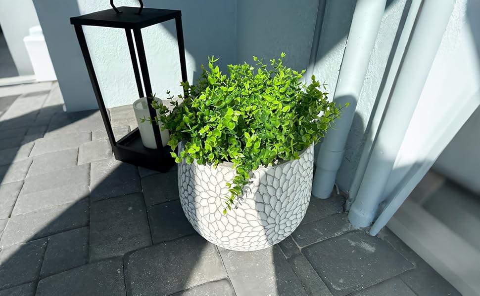 8 Bundles UV Resistant & Non-Fading Artificial Boxwood Shrubs – Fake Greenery