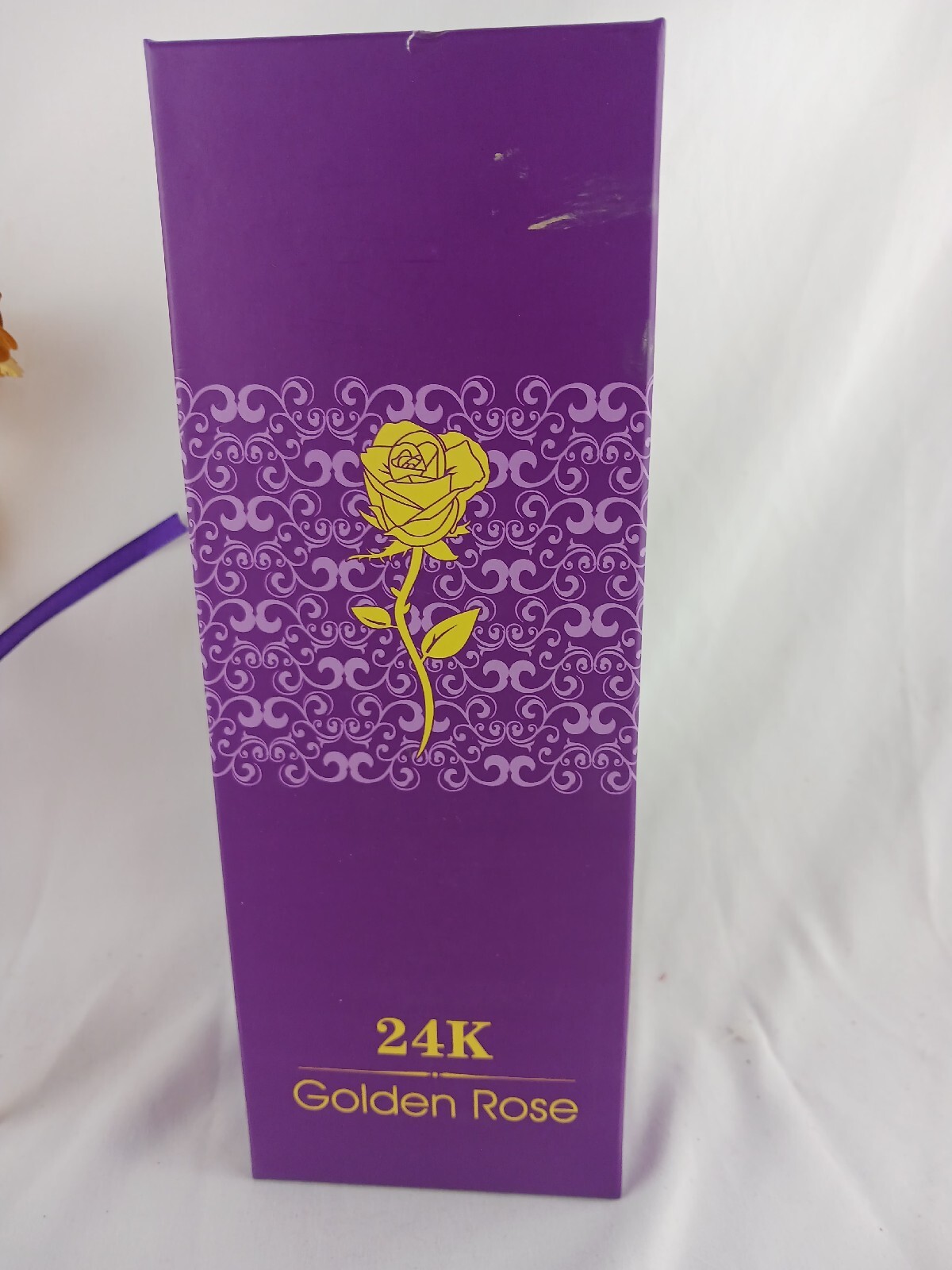 24K Gold Foil Artificial Rose Flower, 24K Golden Rose