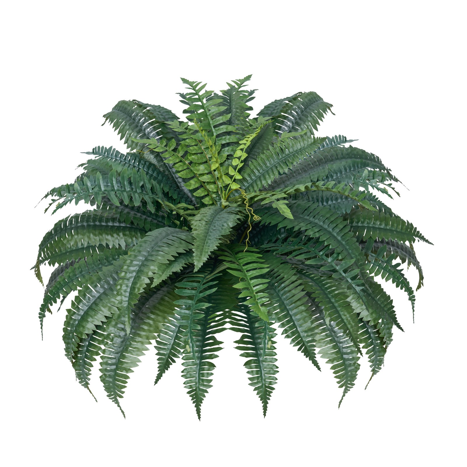 Uimoso Pack of 2 48″ Artificial Boston Fern Plant Bush Plant Home Decor