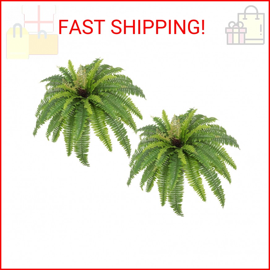 Galebeiren Artificial Ferns for Outdoors & Indoors, 40in Large Faux Ferns 39 Fro