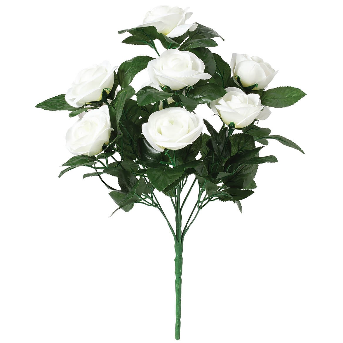 Artificial Rose Bush by OakRidge, Red