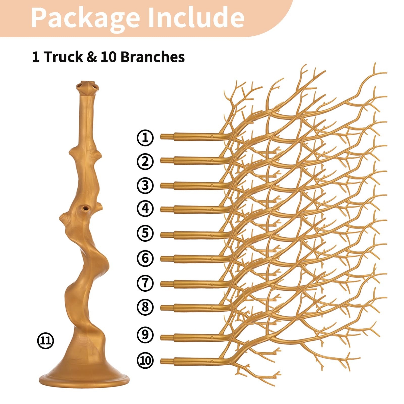 NUPTIO Tree Branch Centerpieces for Weddings 30″/76cm Tall Manzanita Trees Ce…
