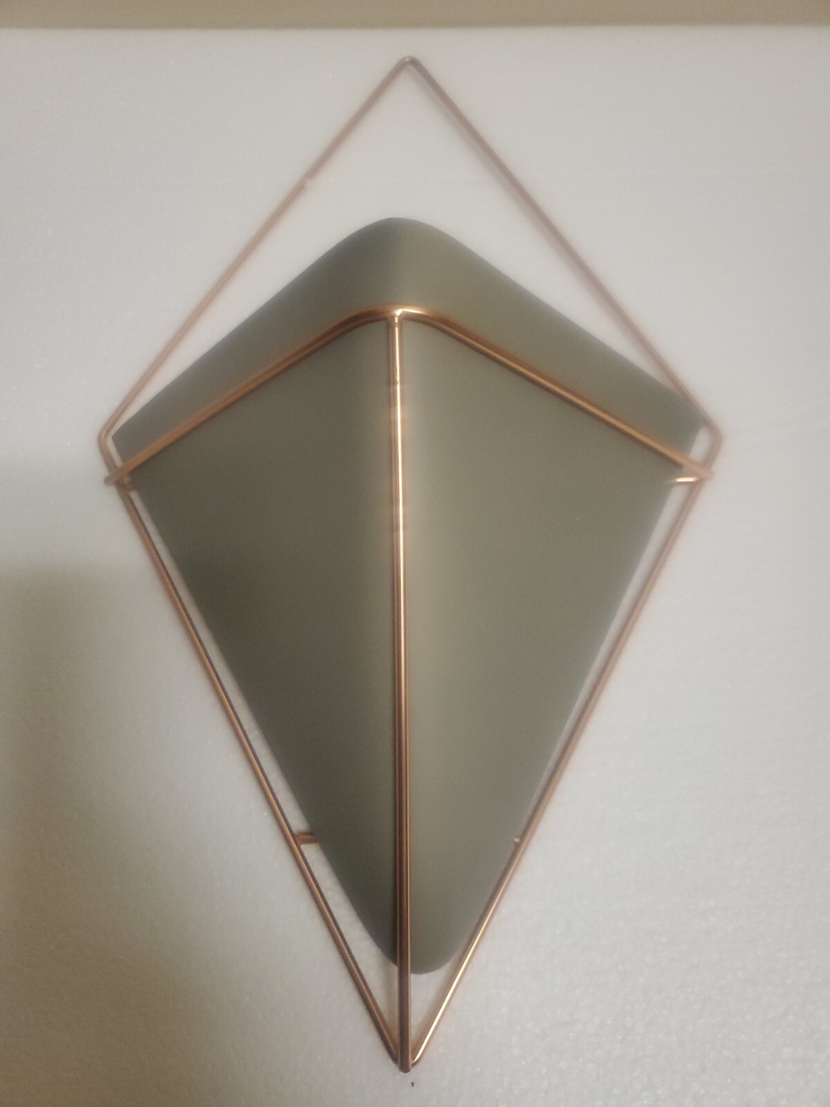 Umbra Trigg Hanging Planter Vase & Geometric Wall Decor Ceramic Container – G…