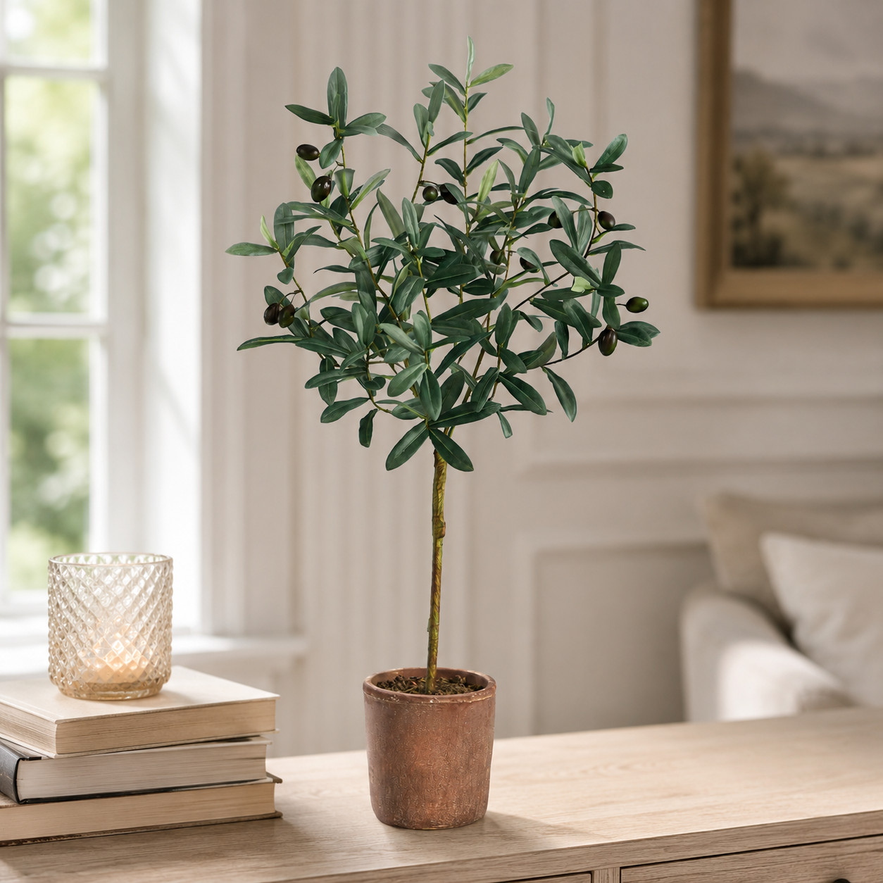 31″ Olive Artificial Tree