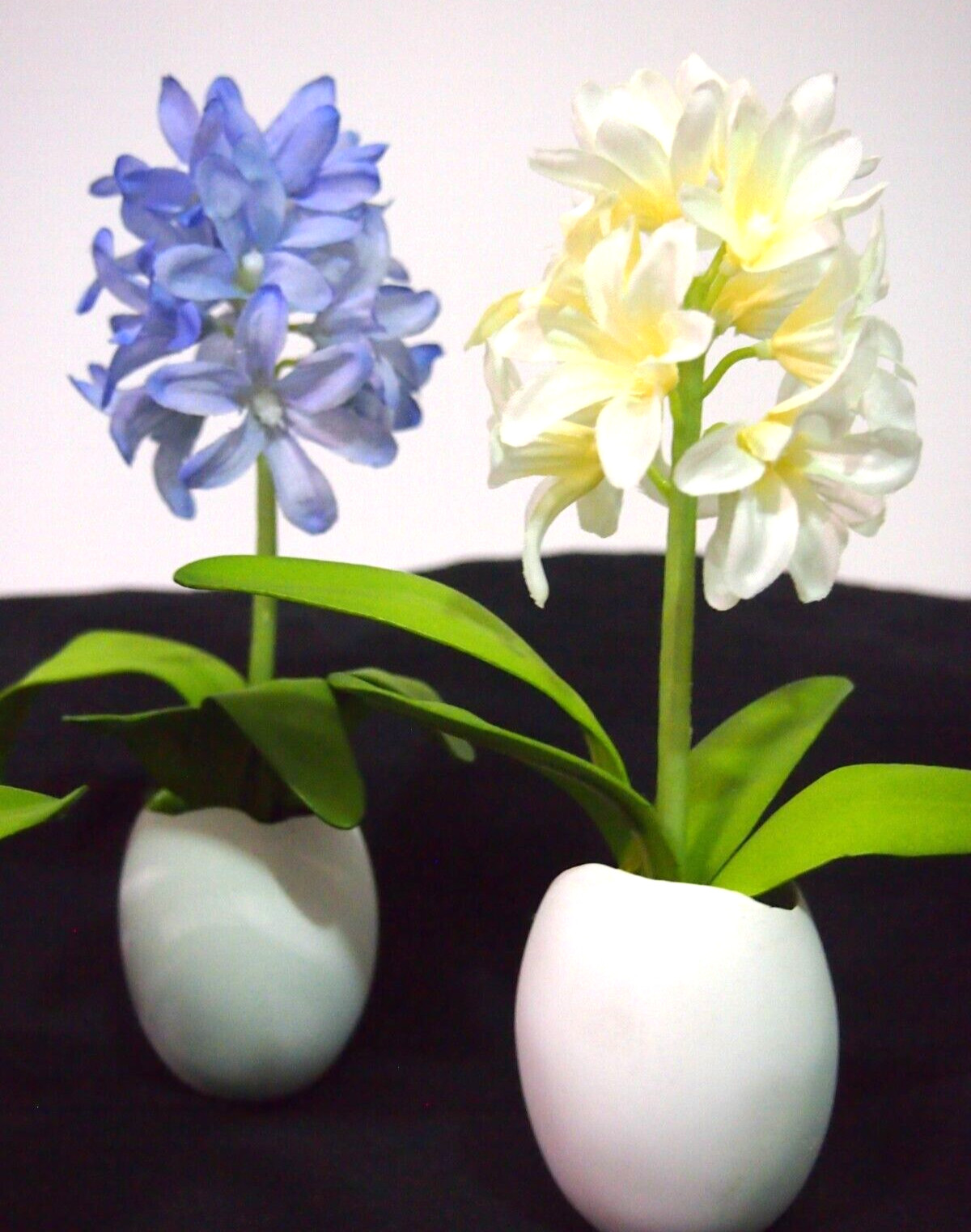 Martha Stewart/Grandin Road Set Of 3 Hyacinth Eggs For Easter/Spring Decorating