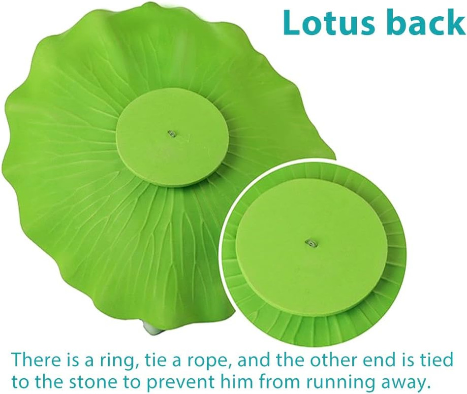 7 PCS Artificial Floating Foam Lotus Flower with Water Lily Pad, Lifelike Orname