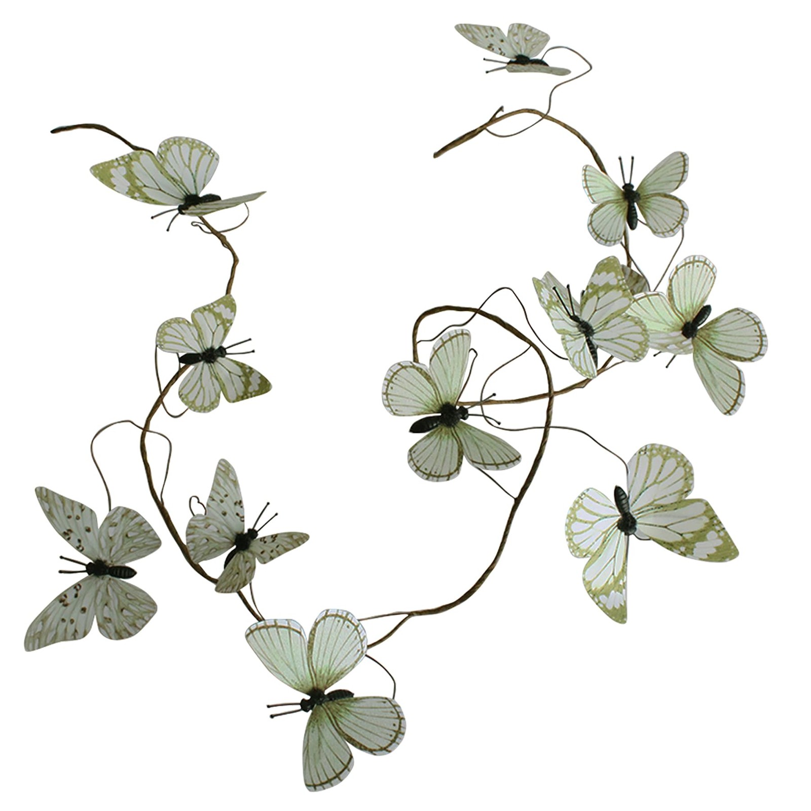 Artificial Butterfly Garland, Fake Butterfly Decorative Vines, DIY 3D Unique …
