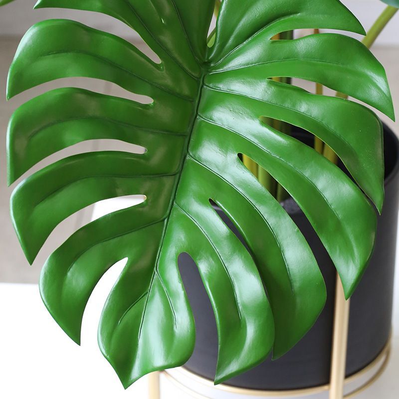 70-88cm Artificial Plant Plastic Palm Tree Leaves Office Hotel Home Garden Decor
