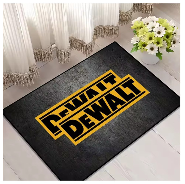 D-DeWalt Cool Logo Small Carpet for House Bedroom Decoration Kitchen