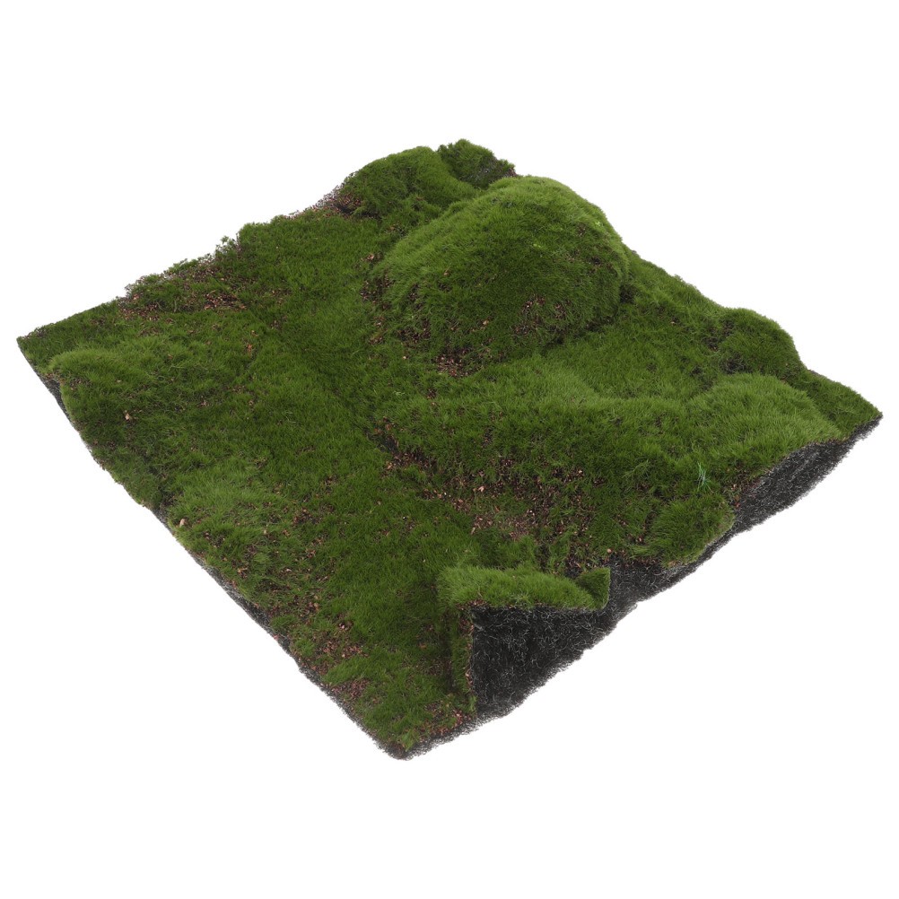 Dollhouse Miniatures Artificial Grass Outdoor Rug Moss Turf Carpet