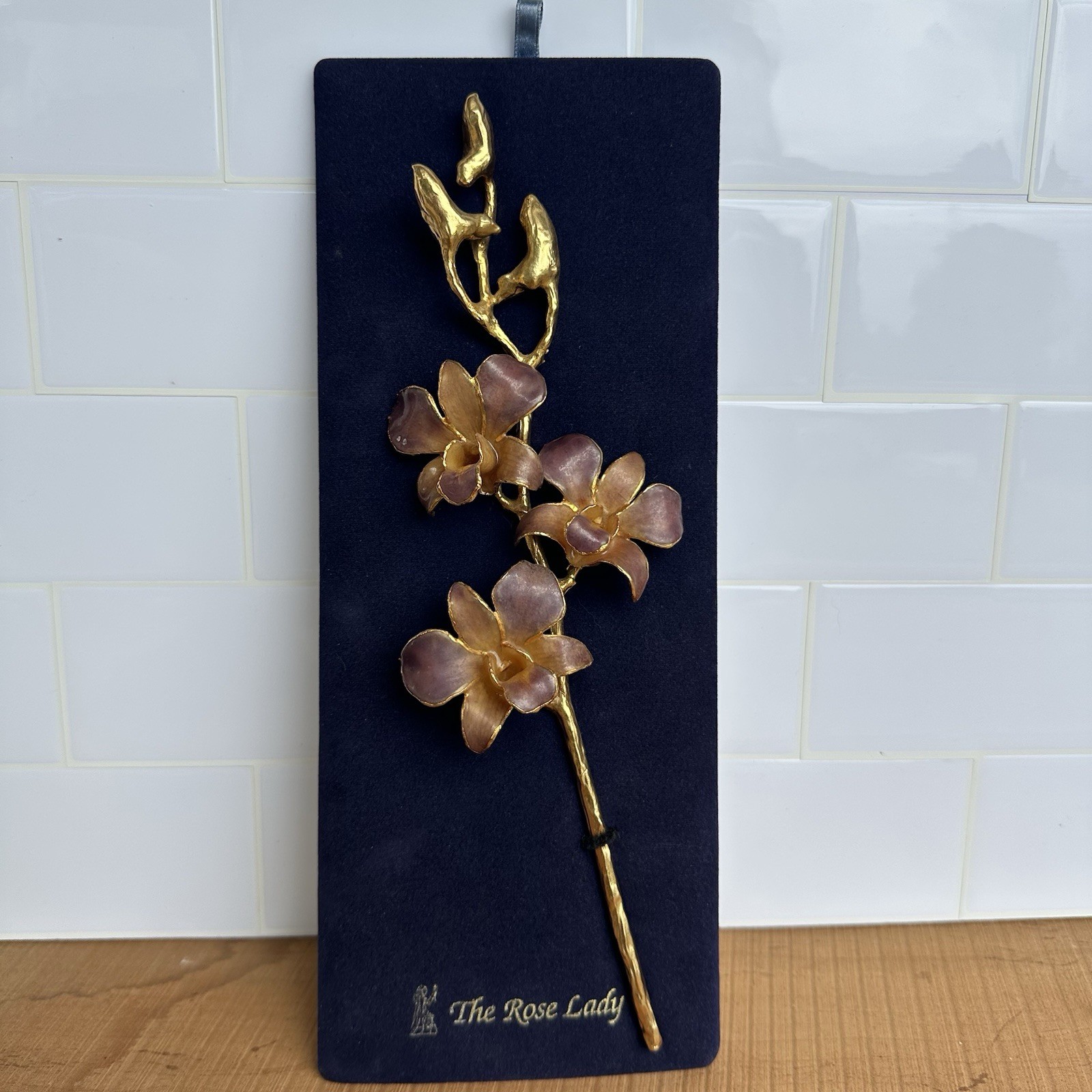 24k Gold Dipped Orchid Flower made by The Rose Lady