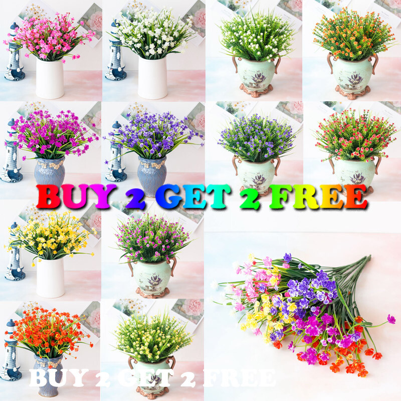 US Artificial Flower Outdoor Plants Flor Planta Artificial Home Decoration