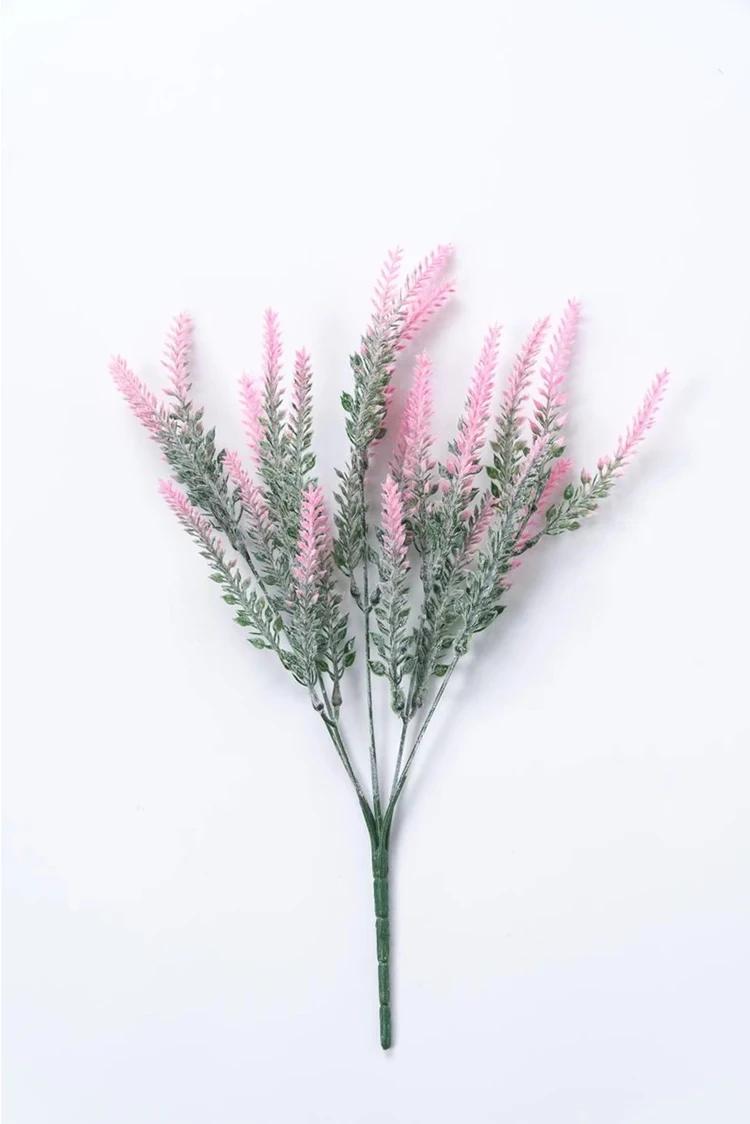 a Bunch of Provence Lavender Plastic Artificial Flowers False Plants Wedding Hom