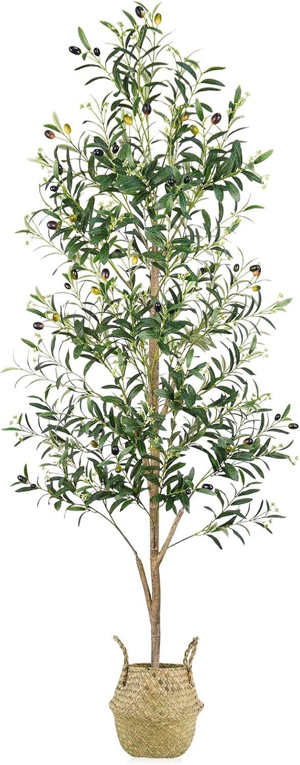 Artificial potted trees and flowerpots, indoor and outdoor silk plants