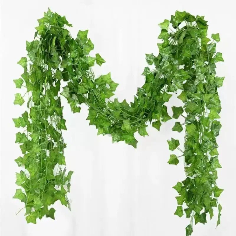 Artificial Ivy Leaf Hanging Vine 2.1M Silk Garland Wall Home Garden Decor Indoor