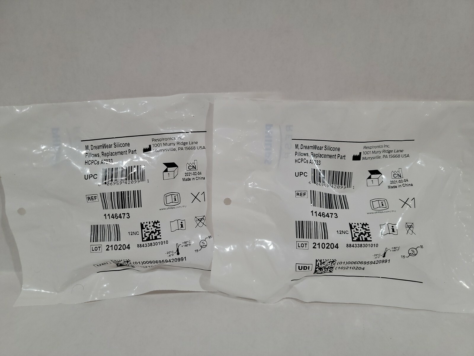 Lot of 2 Silicone Pillows – Medium 1146473