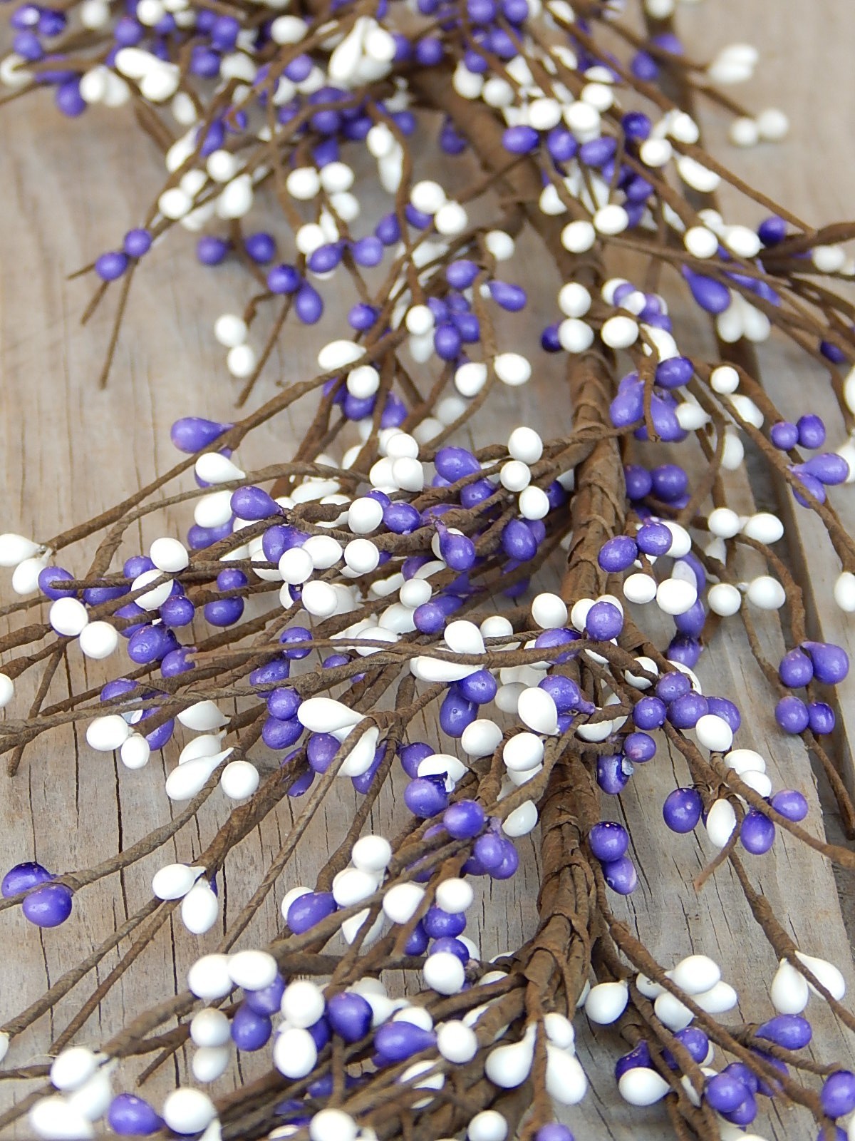 Pip Berry Garland PURPLE WHITE 58″ – Wedding Garland – NEW