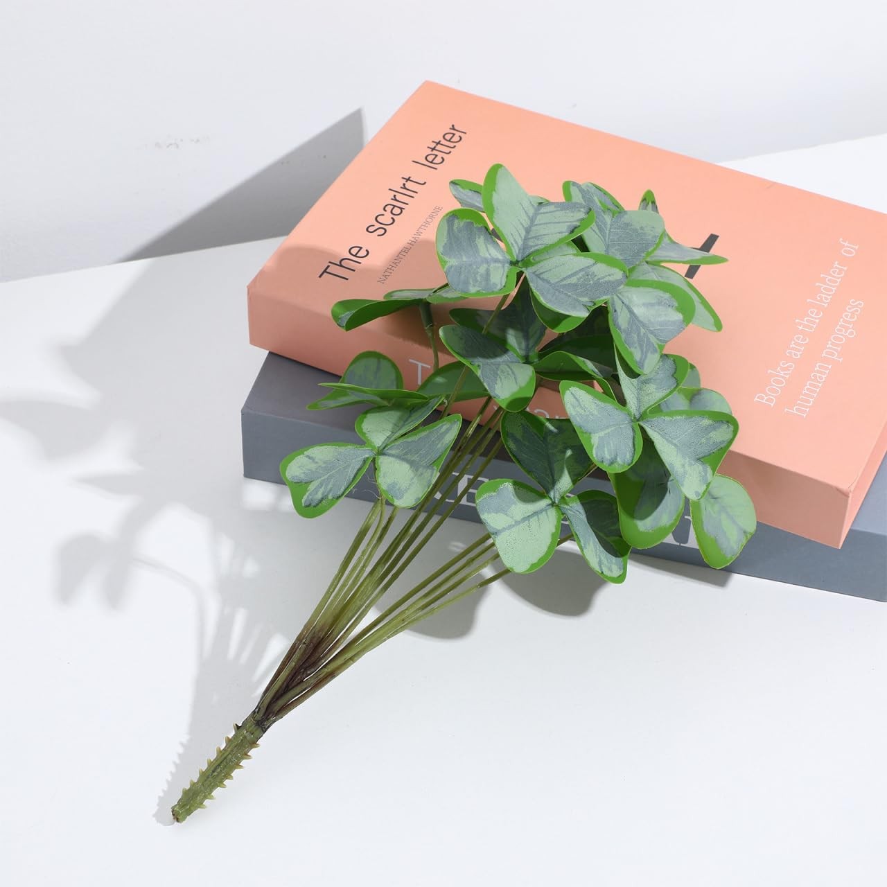 1bunch Artificial Plant Lifelike Faux Clover Decoration for Home Party and Fl…