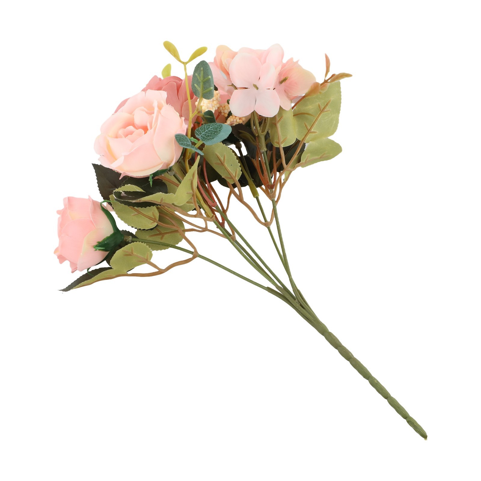 Silk Flowers Artificial Peony Bouquet for Autumn For Weddings and Decor