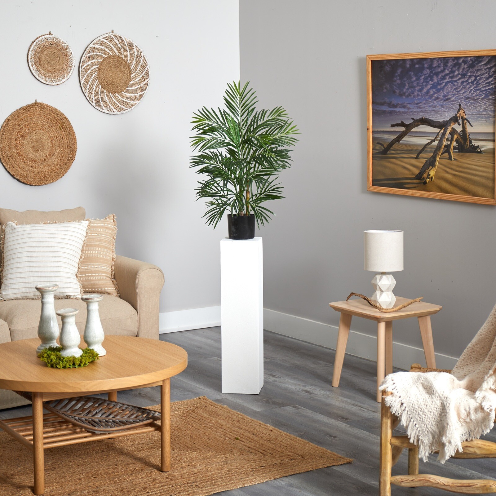 2.5′ Areca Palm Artificial Tree Home Decor UV (Indoor/Outdoor). Retail $91