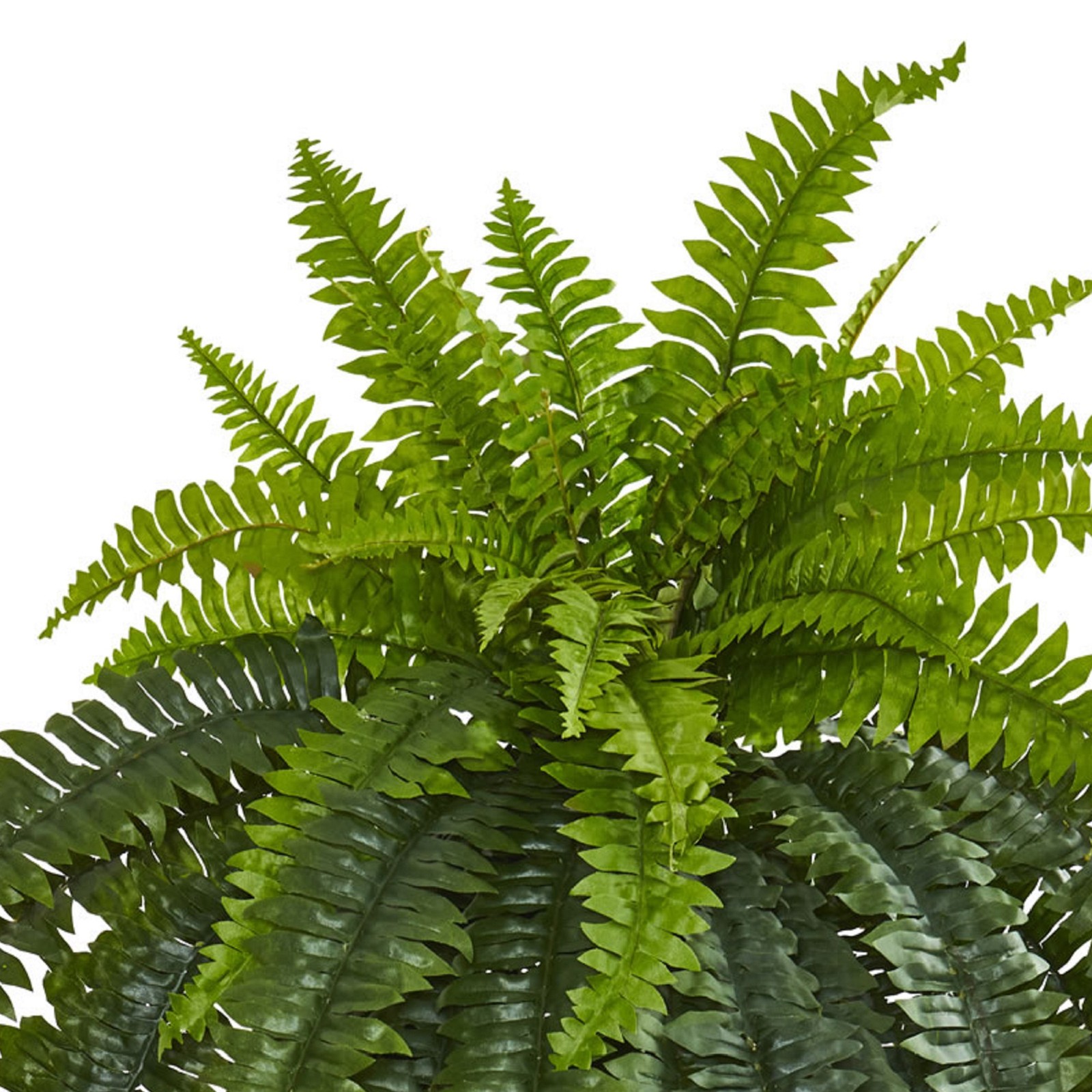 Nearly Natural 46″ Boston Fern Artificial Plant with Rich Fronds in Green
