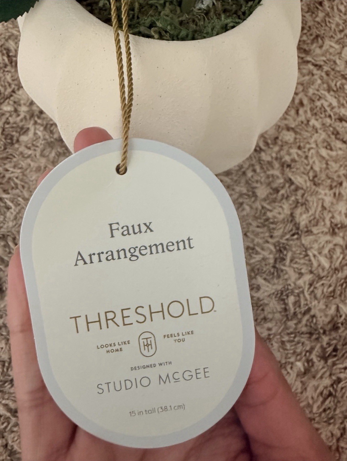 Statement Floral Potted Arrangement – Threshold™ designed with Studio McGee