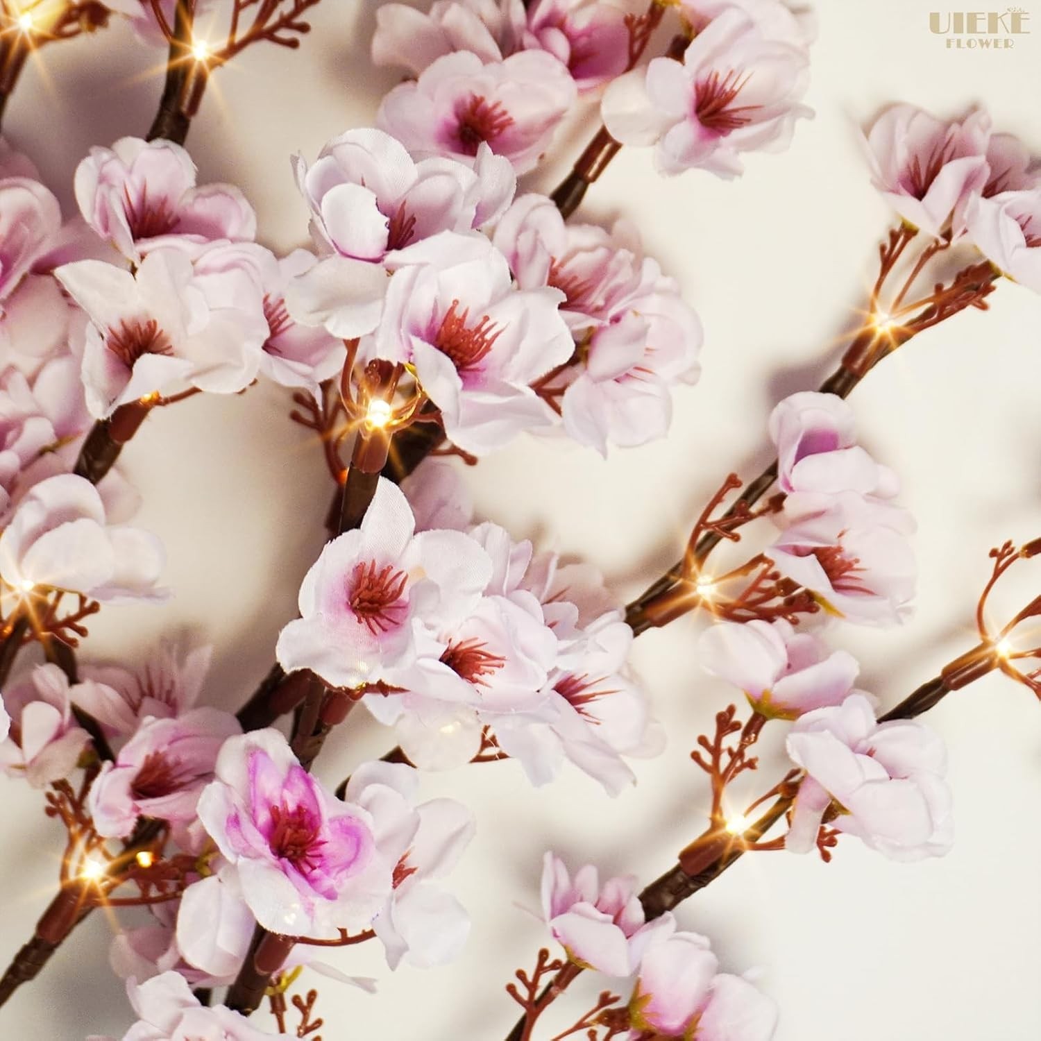 Battery-Operated Cherry Blossom Branch Lights – 3PCS for Indoor & Outdoor Decor