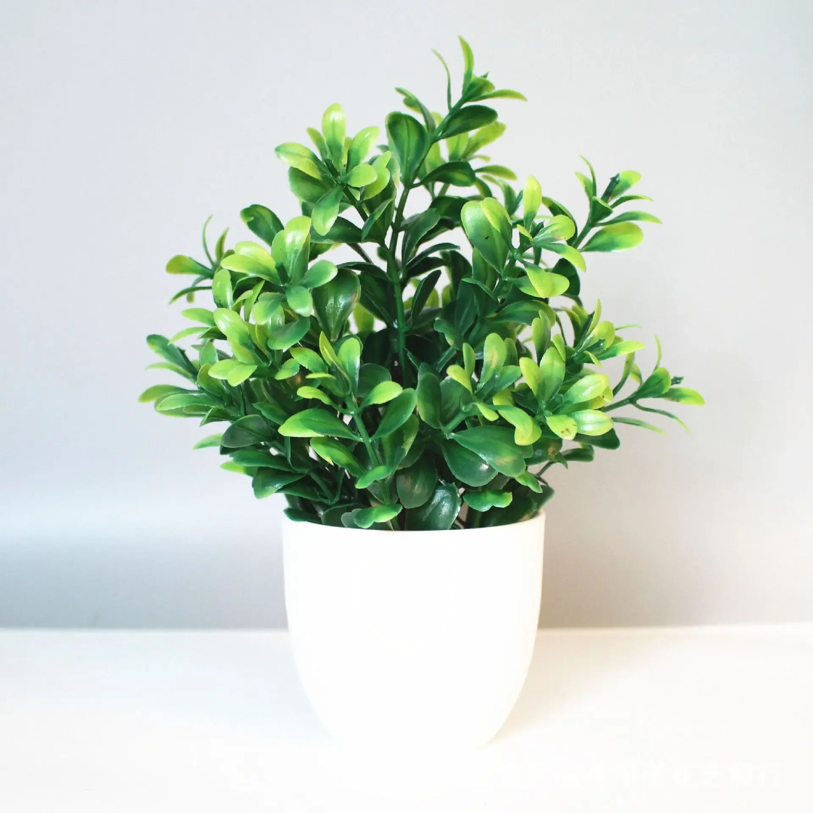 Artificial Bonsai Plant Small Potted Fake Green Decor Indoor Outdoor 17cm..