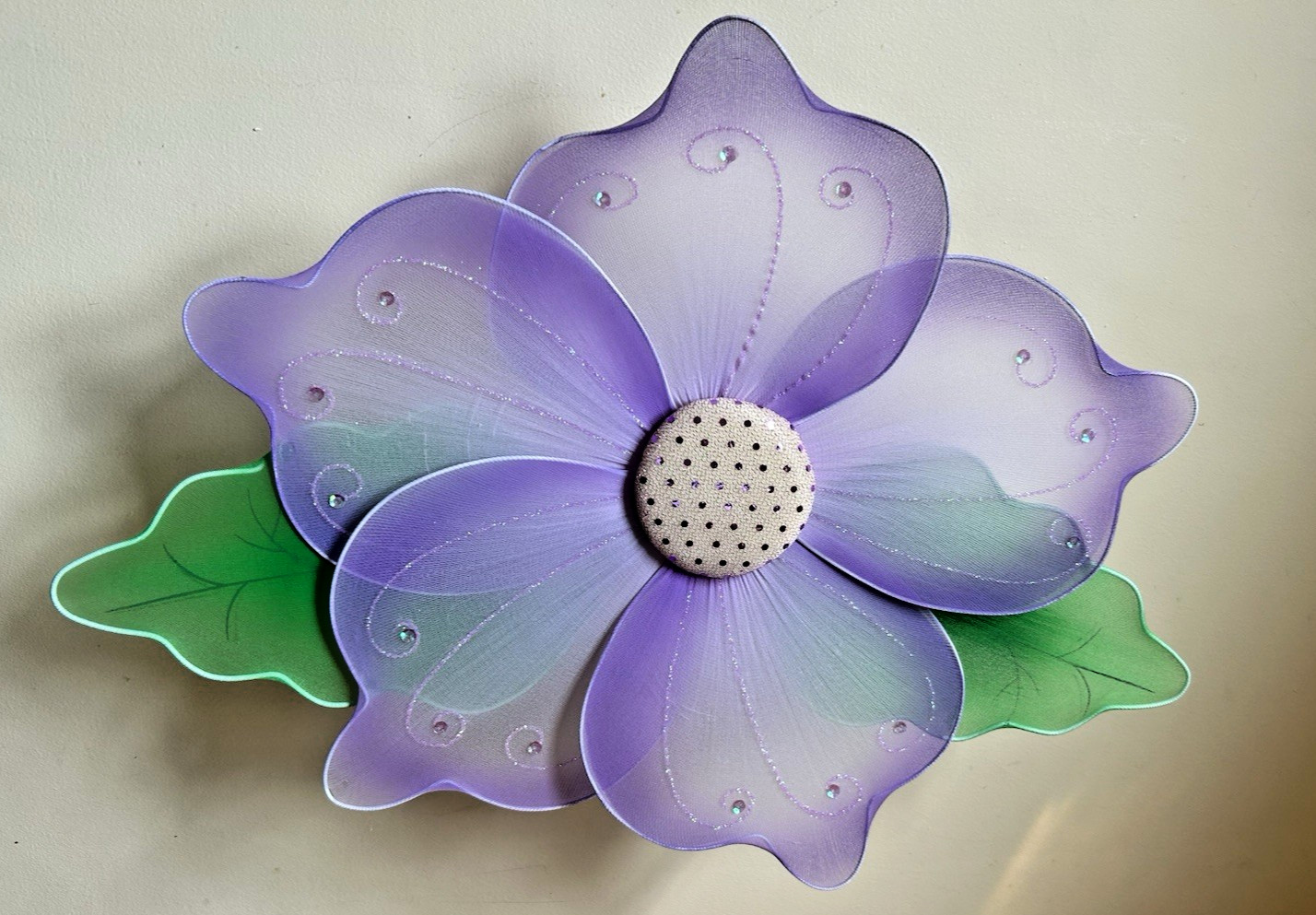Set of 3 Large Girl’s RoomFloral Hanging Decor Flowers 21″ x 17″ Wall or Ceiling