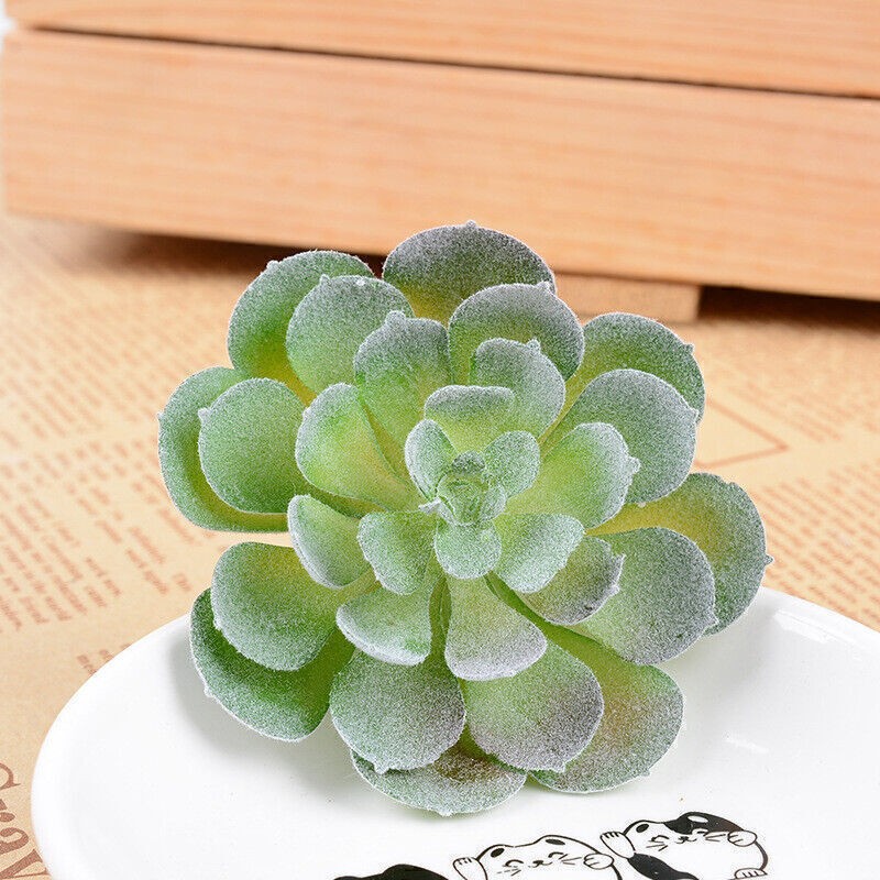 12pc Mixed Artificial Succulents Plant Fake Plants Garden Home Office Decoration