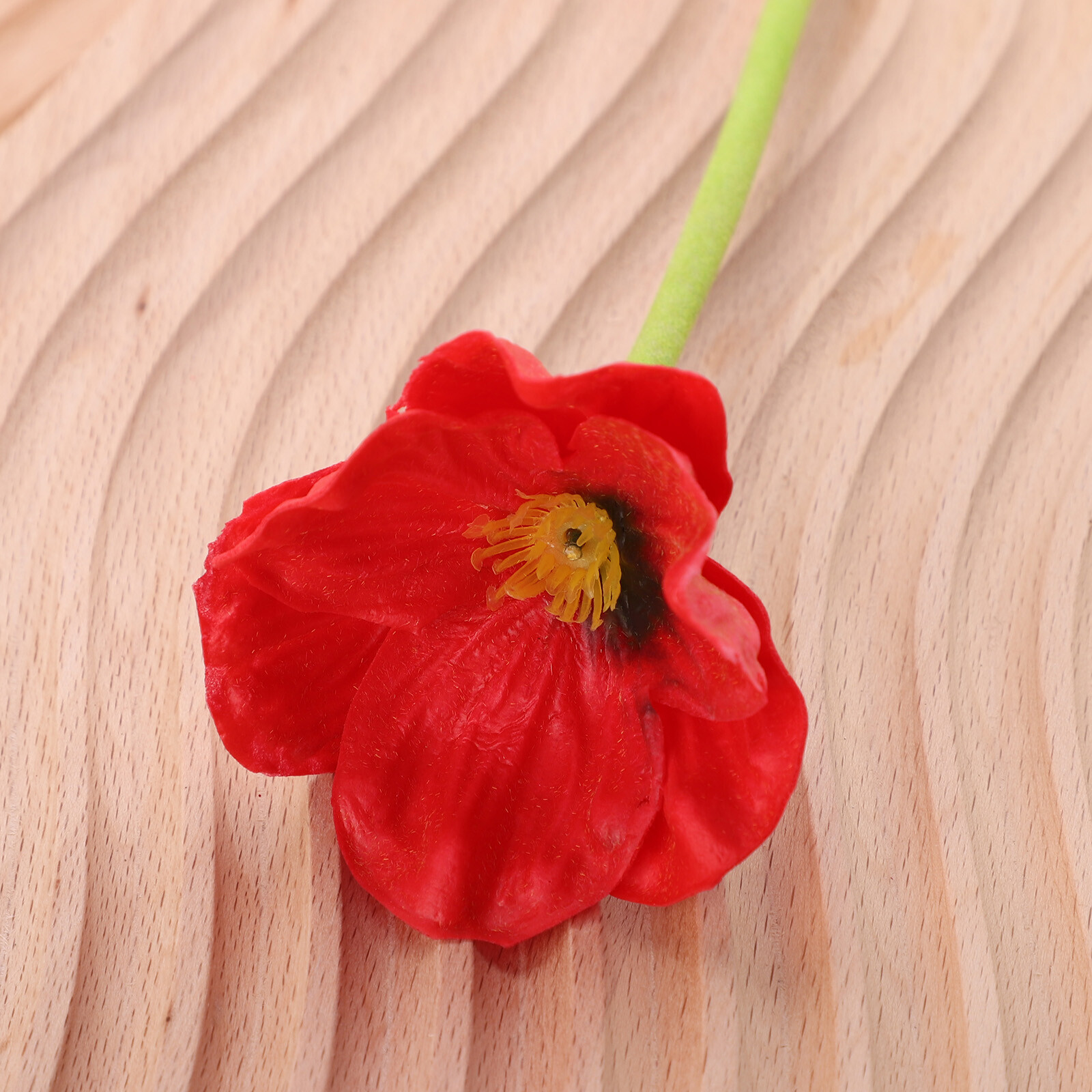 Artificial Poppy Silk Flowers Wedding Bouquet Desk Room Decor Ornaments Deco FFG
