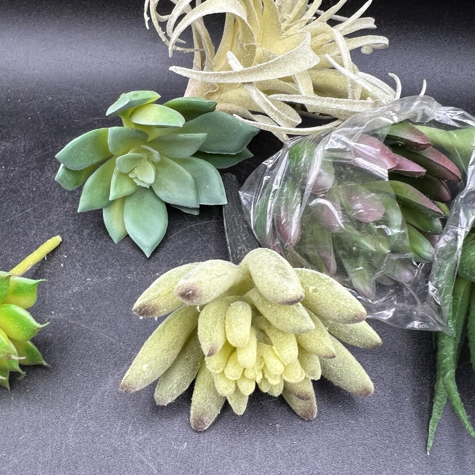 Artificial Succulent Plants Faux Assorted- 16 pc Unpotted Faux Succulent Plants