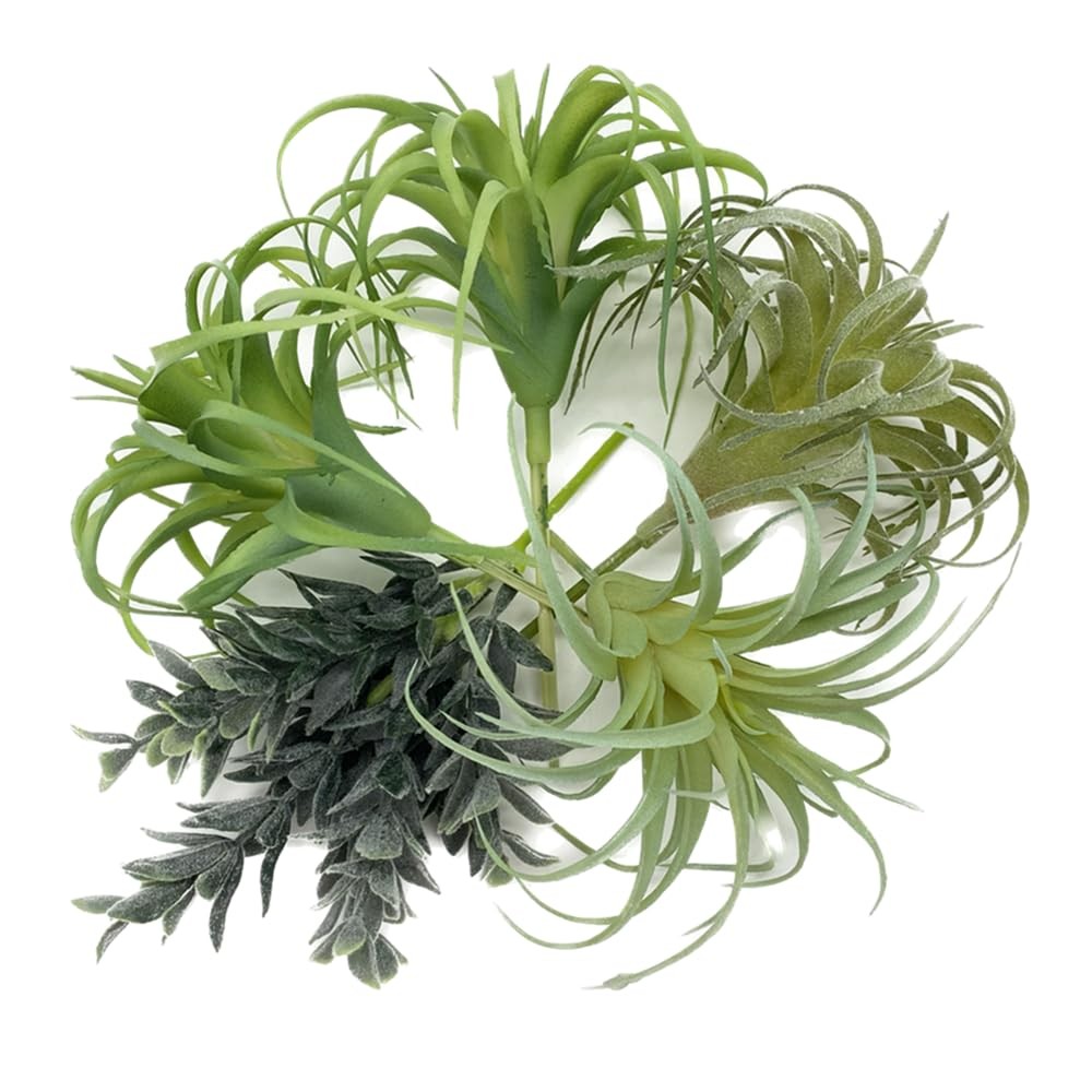 5 PCS Assorted Artificial Succulents Air Plants Unpotted Realistic Greenery