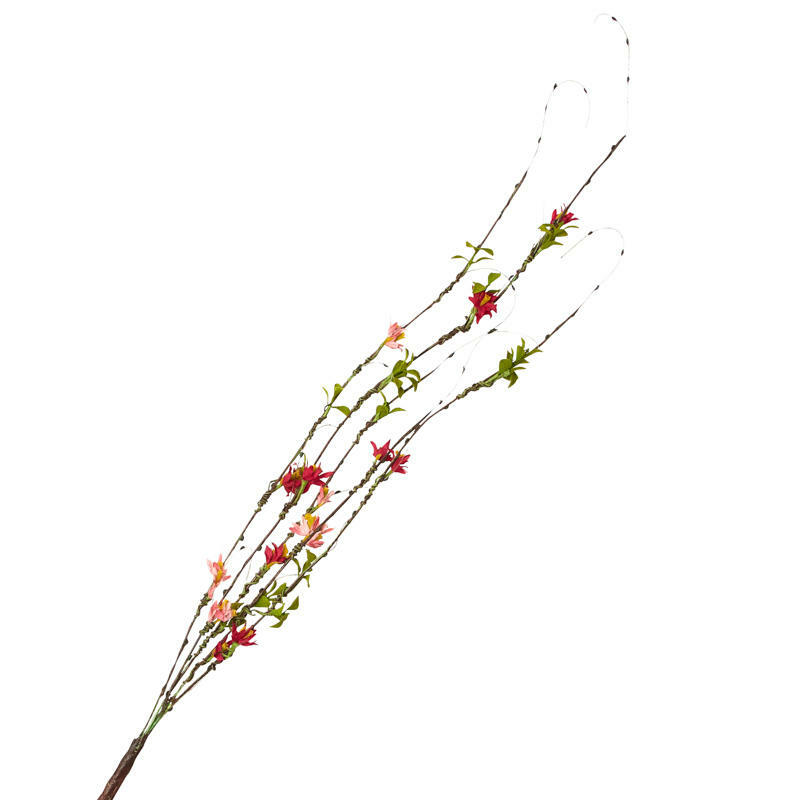 Factory Direct Craft Pink Artificial Wild Blossom Spray