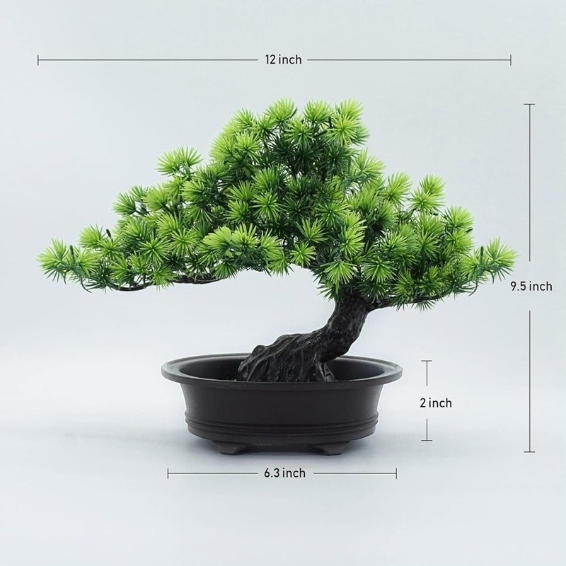 Lifelike Artificial Bonsai Tree Micro Landscape Home Office Decor Greenery New
