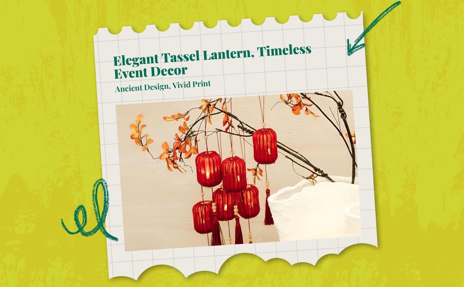 Mid-Autumn Festival Lantern Waterproof Outdoor Hanging Decor