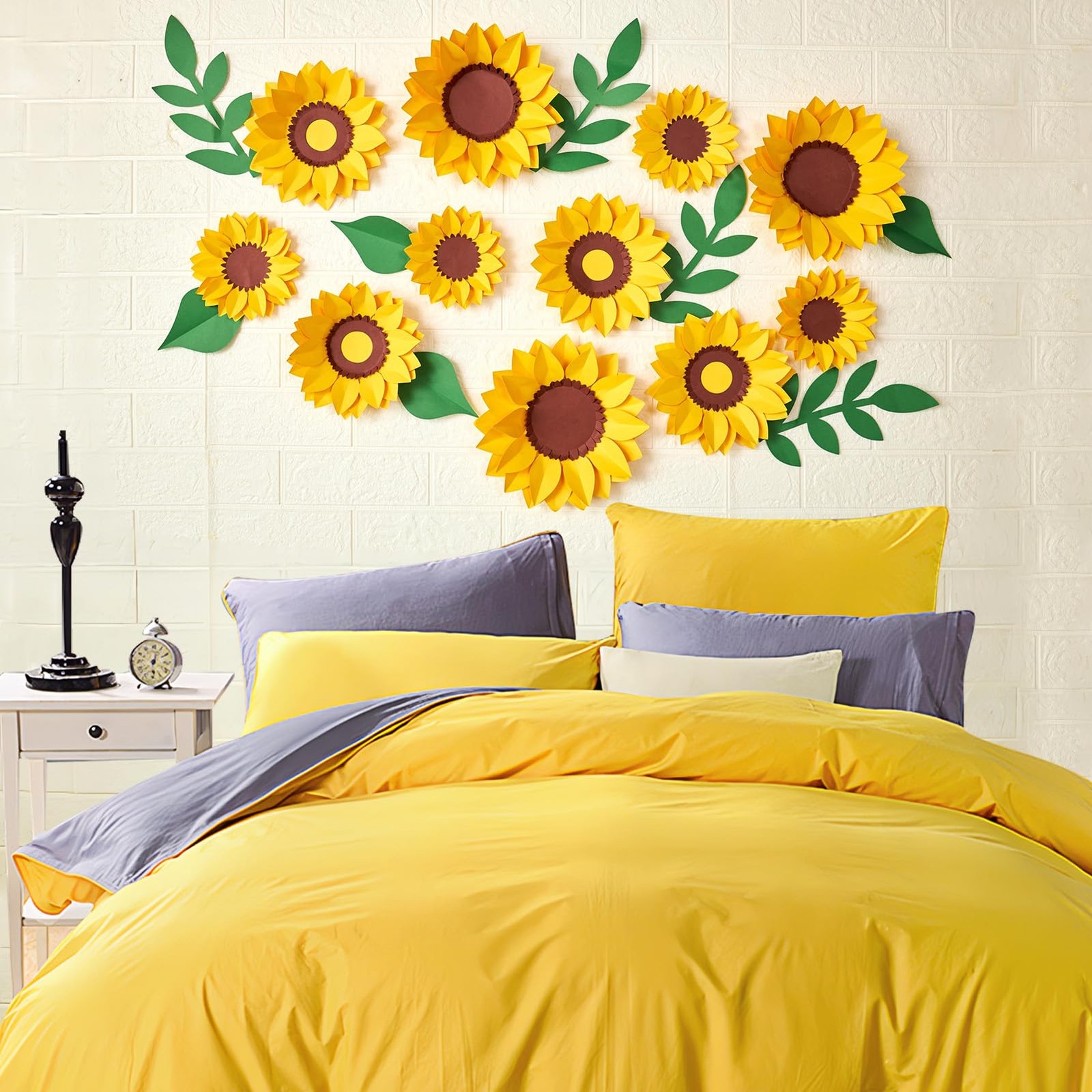 Sunflower Flower Decorations for Wall Giant Artificial Sunflowers Classroom D…