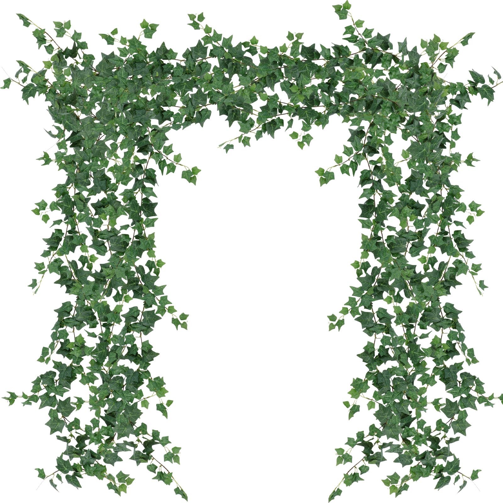4 Pcs 2 Pcs 71 Inches Artificial Ivy Vines Garland Green Fake Ivy Garland Fau…