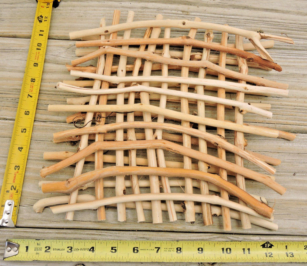 30 Grapevine Wood Stick Section 5/16~7/16″D 10~12″L Driftwood Decor Crafts