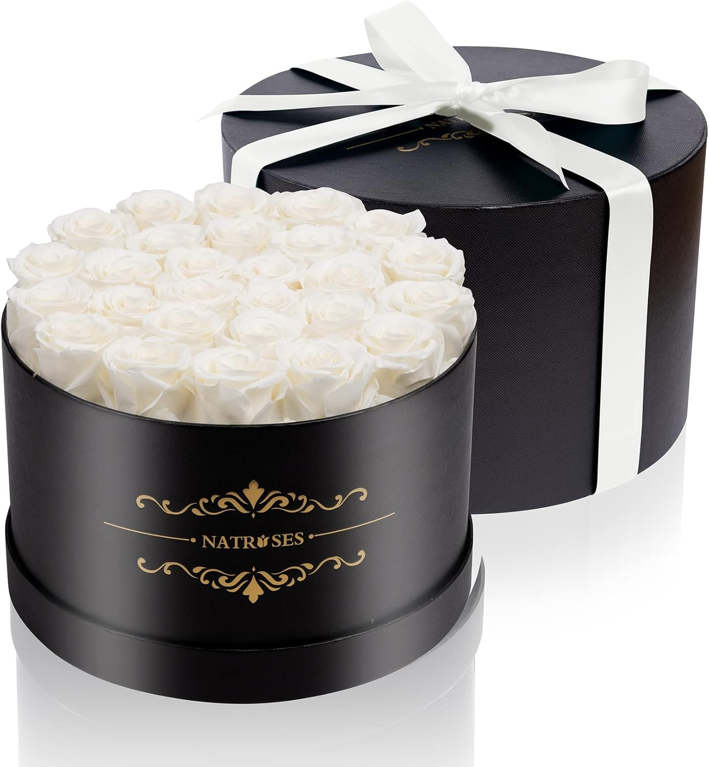 27 Piece Forever Preserved Roses in a Box, Preserved Flowers for Delivery Birthd