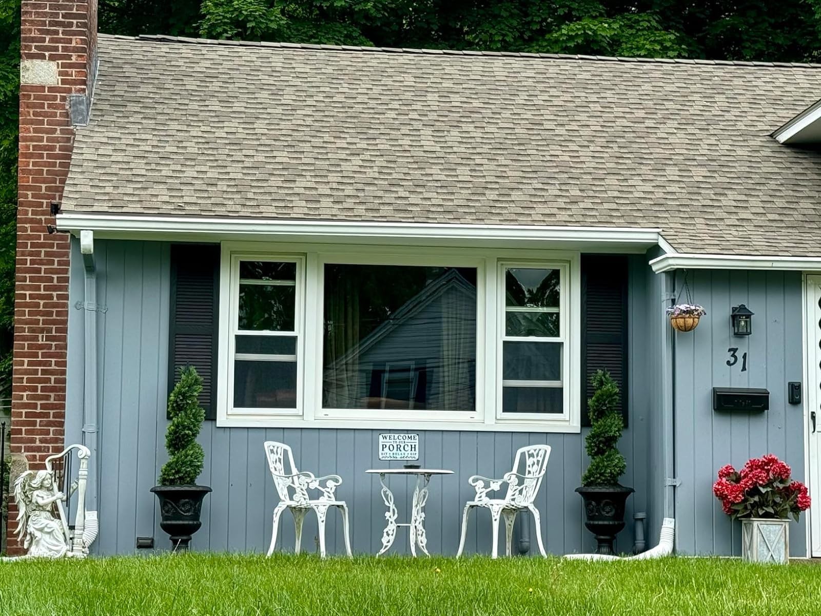 3ft Artificial Boxwood Topiary Tree Potted Topiary Plants for Front Porch Ent…