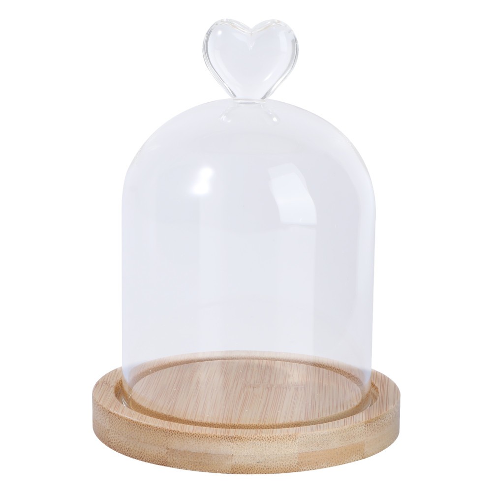Display Dome with Base Glass Dome, Cloche Dried Flower Collect Decoration Frame